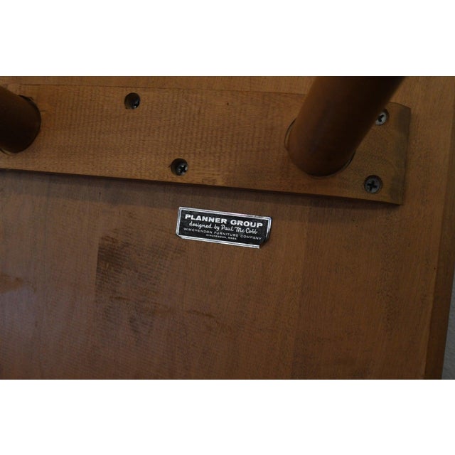 Brown Mid 20th Century Paul McCobb Model 1544 Planner Group Bench / Coffee Table in Solid Maple For Sale - Image 8 of 8