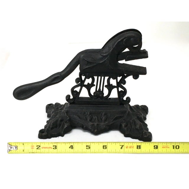 Ornate Antique American Victorian Cast Iron Table Top Nut Cracker Circa 1880s For Sale - Image 10 of 13