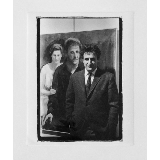 1960s Fred McDarrah, Vintage Signed Silver Gelatin Photograph Paul Georges Studio Painting Photo, 1967 For Sale - Image 5 of 5