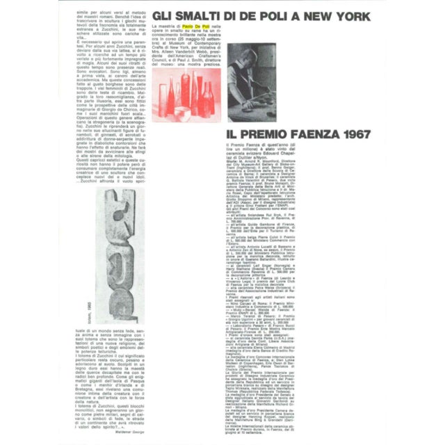 Paolo de Poli (1905-1996) Enamelled Copper Bottiglia, Italy For Sale - Image 18 of 18
