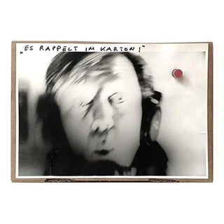 Klaus Vom Bruch, Collage Es Rappelt Im Karton, 1952, Mixed Media, Cardboard For Sale