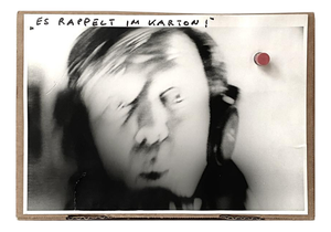 Klaus Vom Bruch, Collage Es Rappelt Im Karton, 1952, Mixed Media, Cardboard