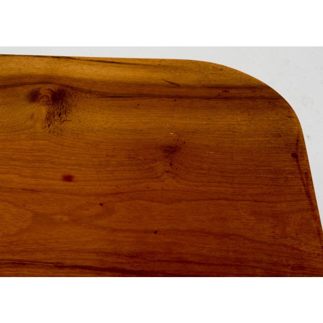 1960s Mid Century Modern Hairpin Leg Maple Slab Coffee Table Organic For Sale - Image 10 of 13