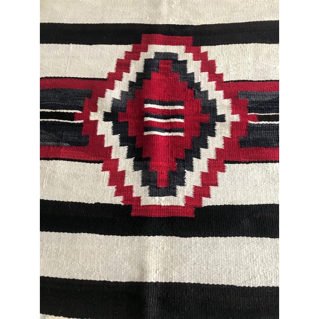Antique Navajo Chief Blanket Third Phase Revival For Sale - Image 13 of 17