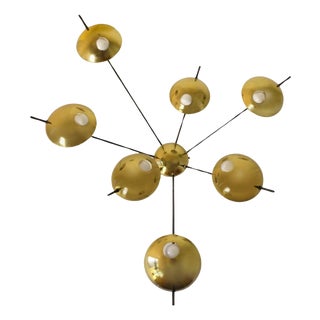 Model 1036 Ceiling Lamp from Stilnovo, 1950s For Sale