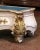 White Early 19th Century French Louis XV Carved Painted & Gilt Bombe Floor Jardinière For Sale - Image 8 of 13