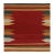 1980s Vintage Sofreh Kilim Rug in Red With Colorful Geometric BOrders For Sale In New York - Image 6 of 6