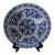 Vintage Chinese Blue & White Charger For Sale