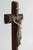 Late 19th Century Rare Antique French Tramp Art Standing Crucifix, Hand Carved Folk Art For Sale - Image 5 of 15