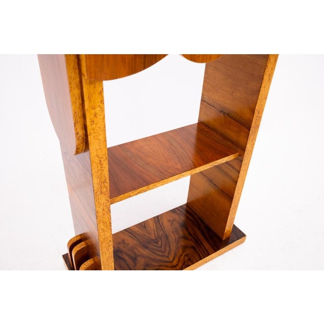 Wood Art Deco Console Table, Poland, 1950s For Sale - Image 7 of 10