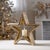 Contemporary Gold Metal Star Candle Holder For Sale - Image 3 of 4