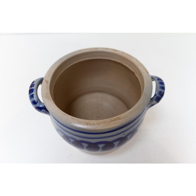 19th Century German Stoneware Eight Liter Crock, 1890s For Sale - Image 4 of 12