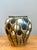 Sand Vintage Handcrafted Polka Dot Ceramic Vase For Sale - Image 8 of 13