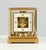 Atmos clock with square dial in full-set switzerland gold-plated brass year of manufacture 1963 dimensions: h x w x d: 23...
