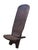 Wood Small Kids Chair Senufo Stargazer Solid Wood Folding Chair Ivory Coast For Sale - Image 7 of 7