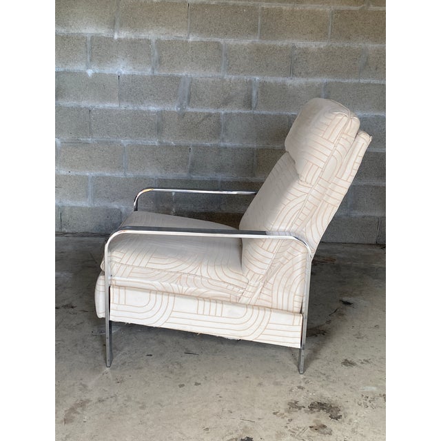 Milo Baughman Vintage Mid Century Milo Baughman Design Institute of America Recliner Lounge Chair For Sale - Image 4 of 11