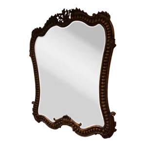 John Richard Traditional Carved Wood Antique Wall Mirror