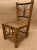Rattan Tortoise Burnt Bamboo Chair/Plant Stand For Sale - Image 10 of 10