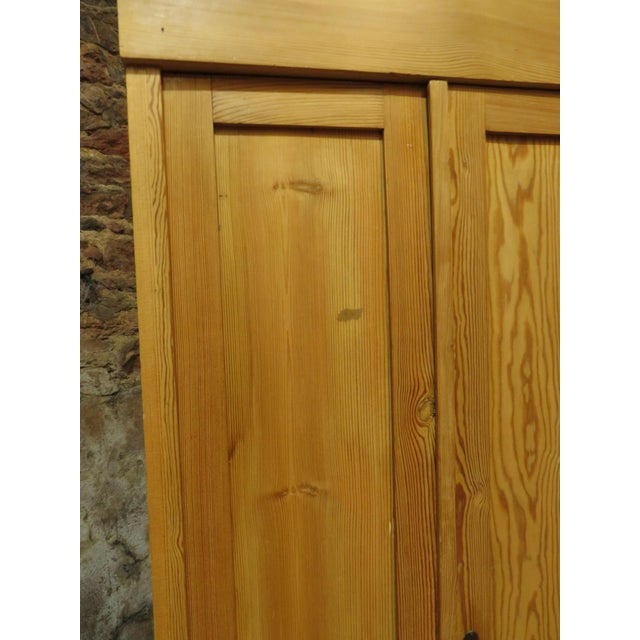 Antique Pine Knockdown Wardrobe, 1890s For Sale - Image 12 of 18
