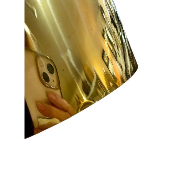 Vintage French Brass Art Deco Style Brass Finish Top Hat Ice Champagne Bucket Cooler For Sale - Image 18 of 18