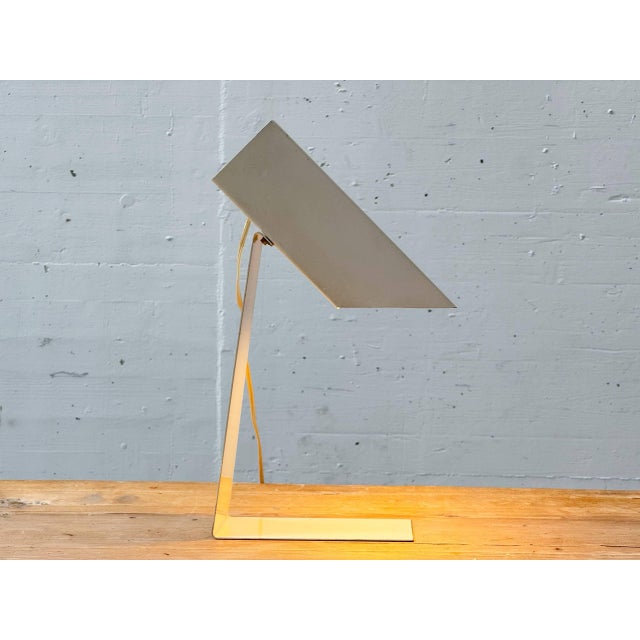 Vintage Metal Table Lamp, 1980s For Sale - Image 4 of 17