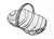 Antique French Farmhouse Wire Basket For Sale - Image 4 of 11
