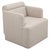 Modern Modern Upholstered Swivel Armchair by Dmitriy & Co. For Sale - Image 3 of 11