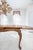 1970s Custom French Provincial Style Oak Dining Table With Parquet Top & Extensions (116.5”) For Sale In New York - Image 6 of 8