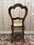 Brown Louis Philippe Straw-Seated Chairs, Set of 6 For Sale - Image 8 of 10