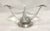 Transparent Vintage Sterling Silver and Glass Divided Serving Bowl For Sale - Image 8 of 8