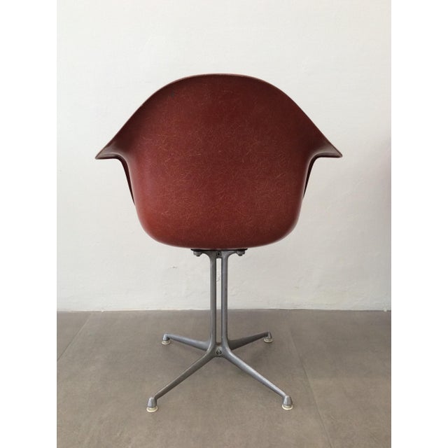 Armchairs and One La Fonda Chair by Charles & Ray Eames for Herman Miller, 1970s, Set of 6 For Sale - Image 10 of 14
