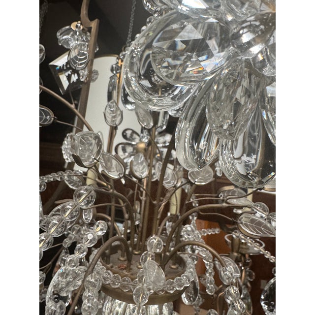 Traditional Vestry Crystal Chandelier For Sale - Image 3 of 11