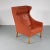 This is a high back wing chair designed by Børge Mogensen and manufactured by Fredericia in Denmark, circa 1960. This...