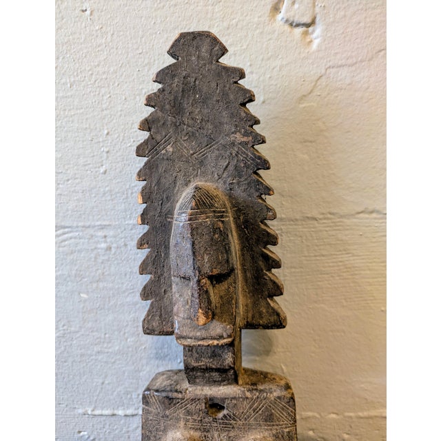 Antique Handcrafted Bamana Guardian Door Lock For Sale - Image 4 of 6