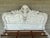 Rococo Italian Rococo Style Shabby Chic Distressed King Size Bed Frame For Sale - Image 3 of 11
