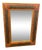 1960s Theodore Alexander Leather Wall Mirror For Sale