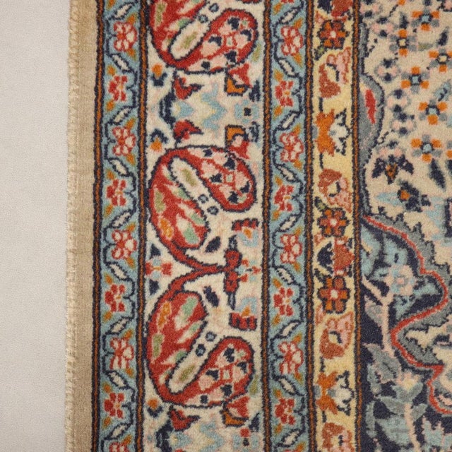 Brown Kashmir Rug in Wool For Sale - Image 8 of 10