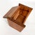 1970s 1970s Teak Wood and Glass Recipe/Desk Organizer Box For Sale - Image 5 of 10