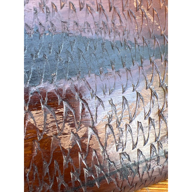 Vintage Japanese Carved Fish Shaped Sushi Tray, Nikkō-San, Circa 1950’s For Sale - Image 9 of 17