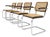 Marcel Breuer for Thonet, S64 Side Chairs, 1980 For Sale
