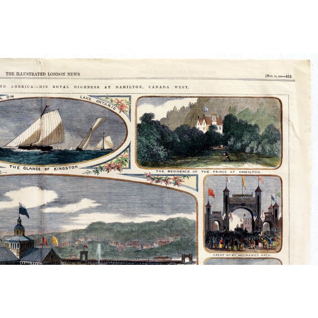 1860 English Newspaper - the Illustrated London News, Nov 17 1860 (Recto-Verso, Coloured) For Sale - Image 6 of 10