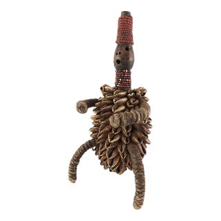 Early 20th Century Namchi Namji Cowrie Shell Fertility Doll Cameroon For Sale