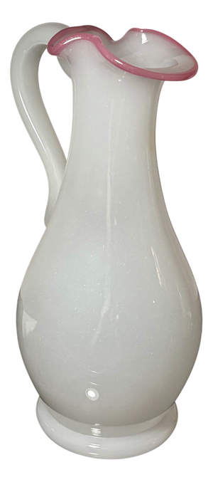 Opaline Rice Paste Pitcher from Baccarat / Saint Louis