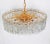 1970s Large Gilt Brass Glass Chandelier Palazzo from Kalmar, Austria, 1970s For Sale - Image 5 of 15