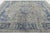 Textile Modern Hand-Knotted Oushak Style Area Rug in Slate Grey & Cobalt Blue Wool 9x12 For Sale - Image 7 of 12