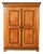 Biedermeier Hall Cabinet in Walnut, 1830 For Sale