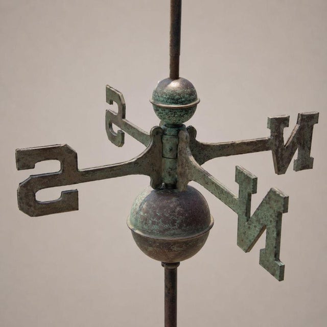 Three-Dimensional Copper Weathervane with Running Horse, 1900s For Sale - Image 6 of 8