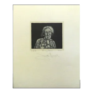 1990s Frank Howell "Gray Stories" Lithograph on Paper Hand Signed