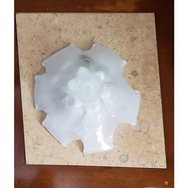 Vintage Murano White With Colorful Millefiore Bowl For Sale - Image 4 of 5