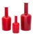 Collection of Three Otto Brauer for Kastrup Holmgaard Glass "Gulvvase" Vases For Sale